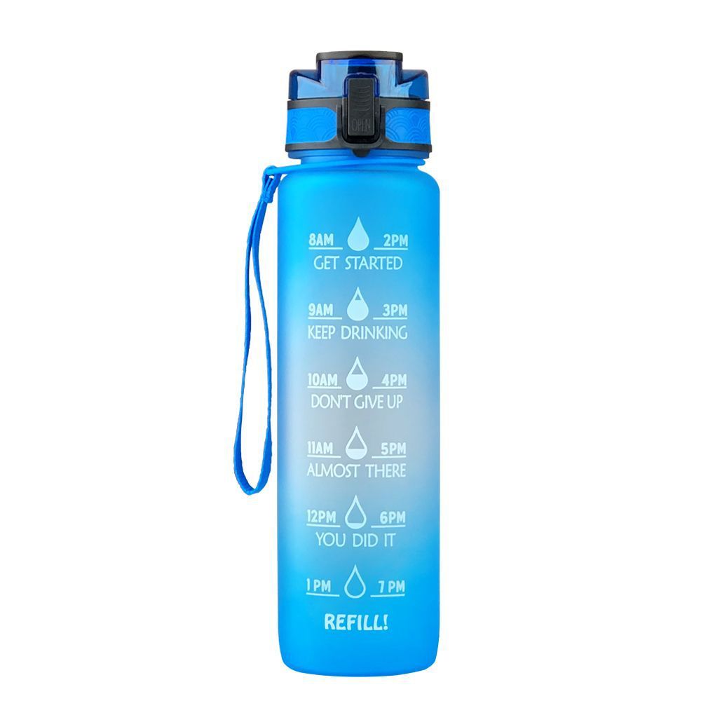Transparent Flask Water Bottle 1000ml Kawaii Cup