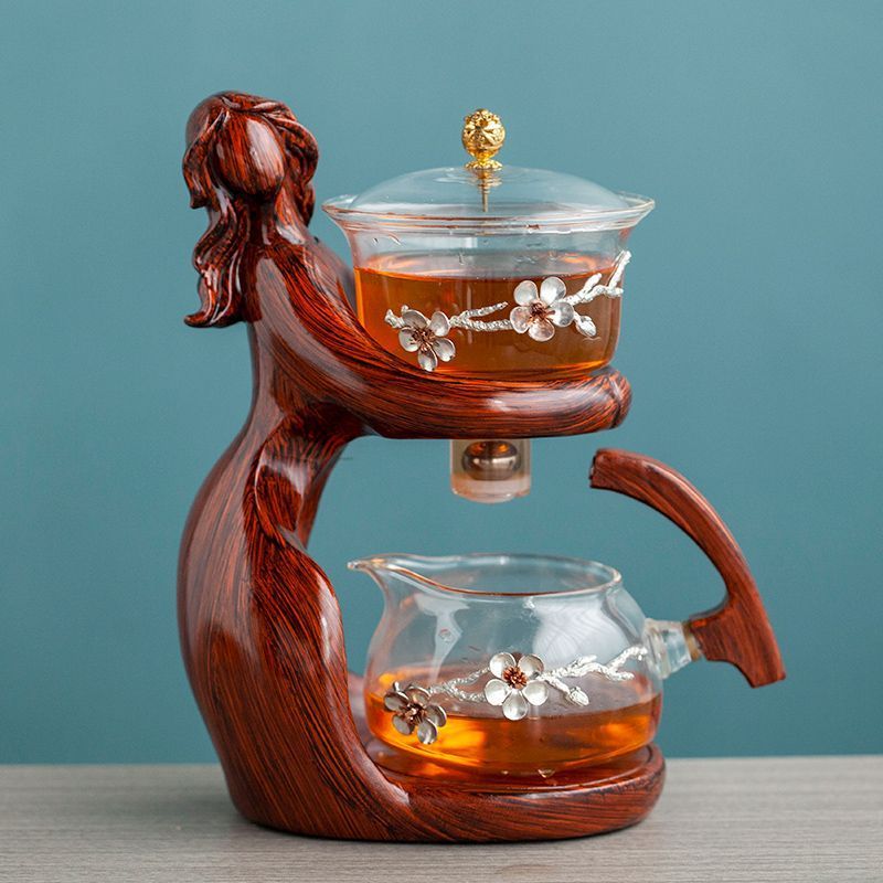 Tea Making Kungfu Teapot Automatic Glass Holder