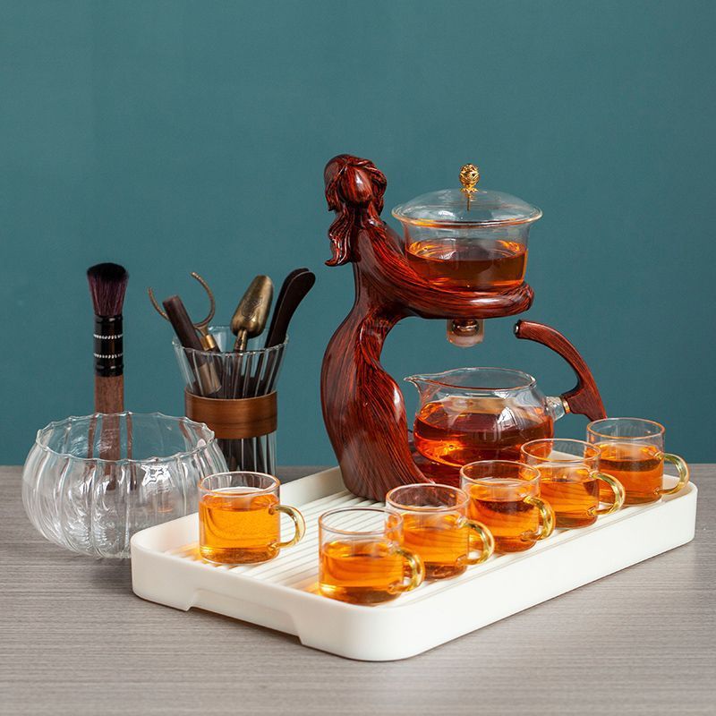 Tea Making Kungfu Teapot Automatic Glass Holder