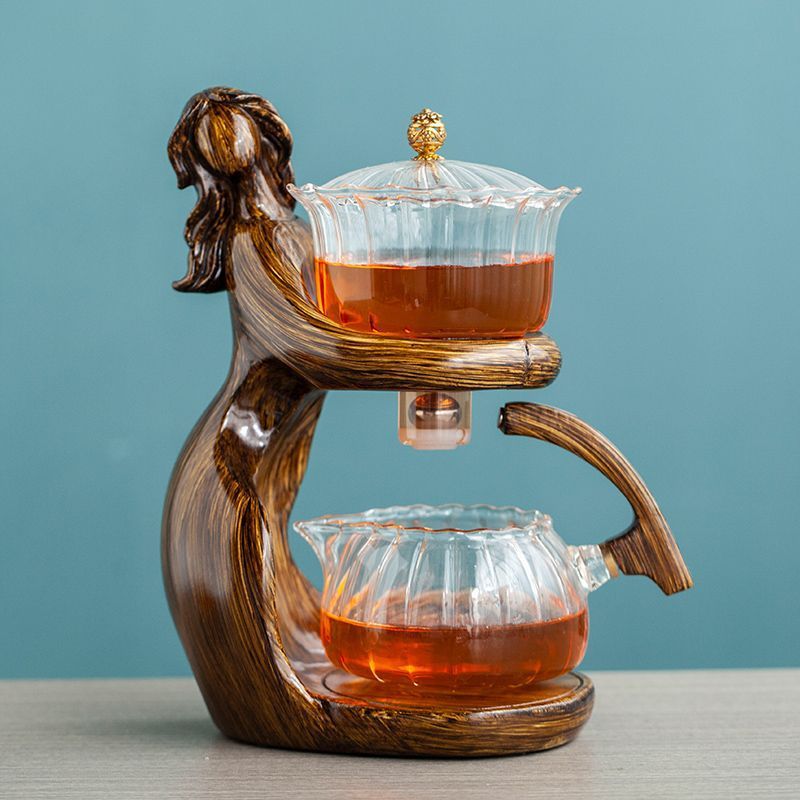 Tea Making Kungfu Teapot Automatic Glass Holder