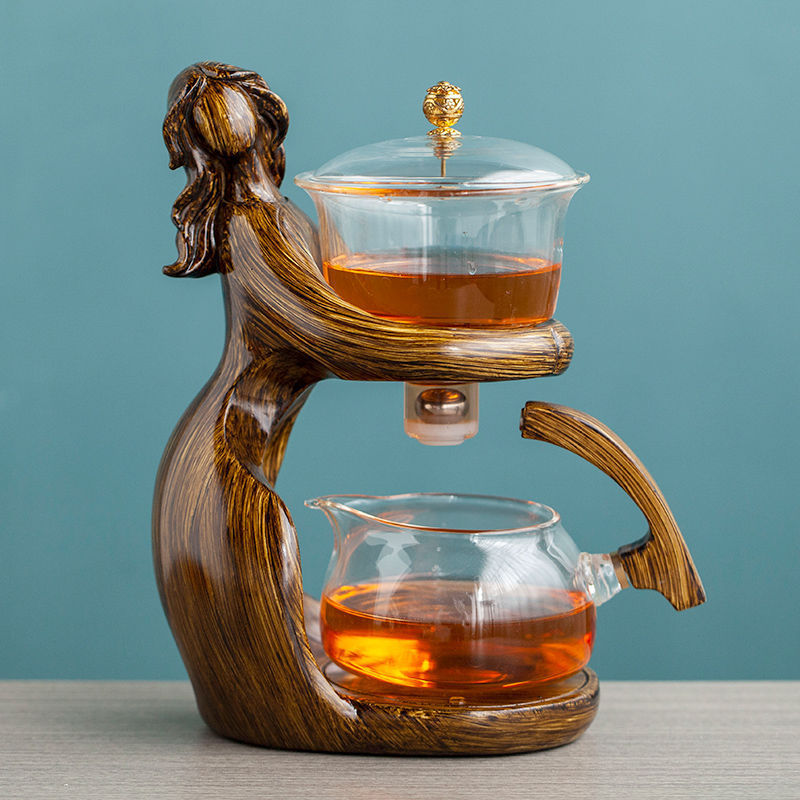 Tea Making Kungfu Teapot Automatic Glass Holder