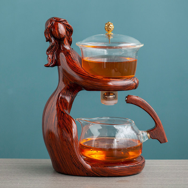 Tea Making Kungfu Teapot Automatic Glass Holder