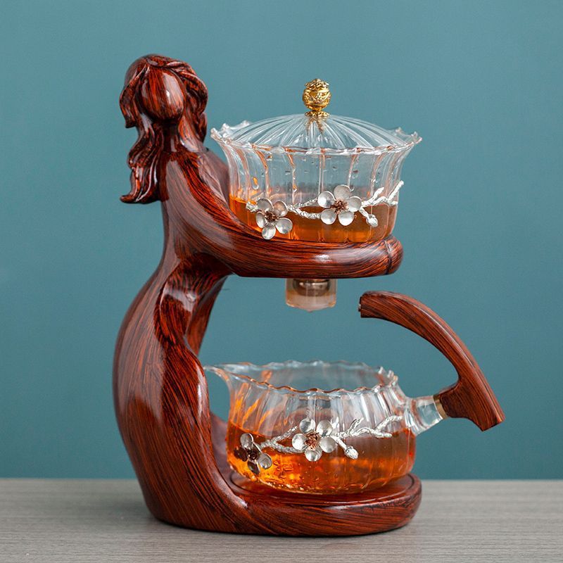 Tea Making Kungfu Teapot Automatic Glass Holder