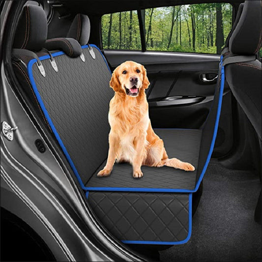 Back Seat Mat With Zipper And Pocket For Travel